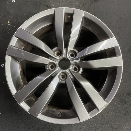 18" IMPREZA 12-14 18x8.5 , 5 spoke, double spoke Original OEM Wheel Rim - Angle View