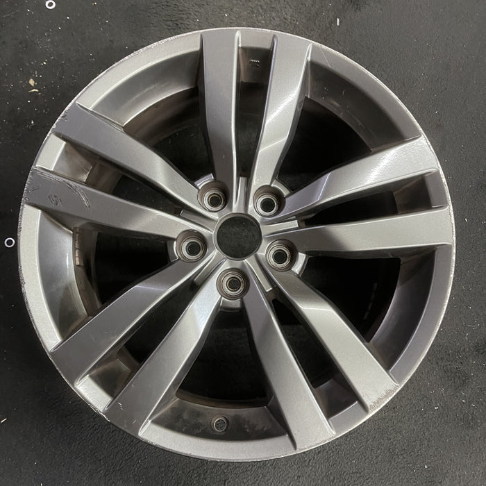 18" IMPREZA 12-14 18x8.5 , 5 spoke, double spoke Original OEM Wheel Rim - Angle View