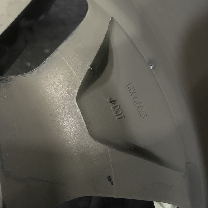 16" TACOMA 16 16x7, alloy, , Y spoke Original OEM Wheel Rim - Back View