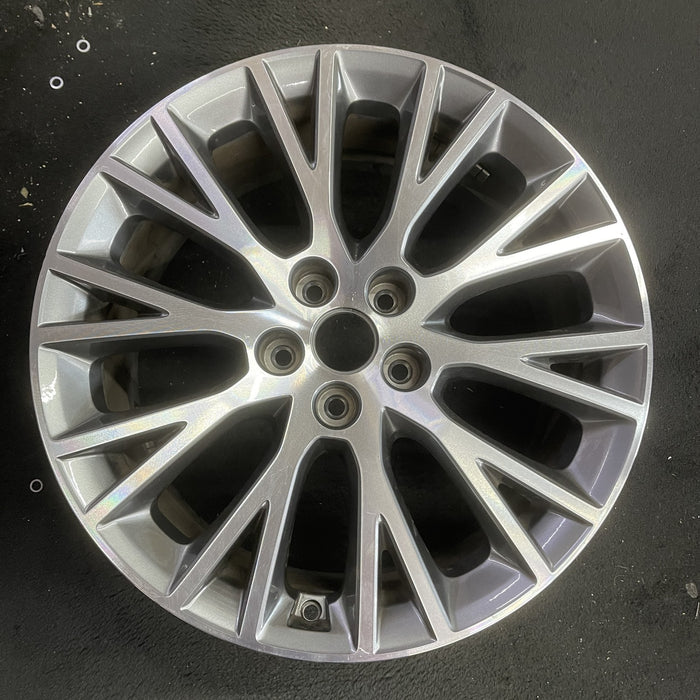 19" GV80 21-24 19x8.5 Original OEM Wheel Rim - Angle View