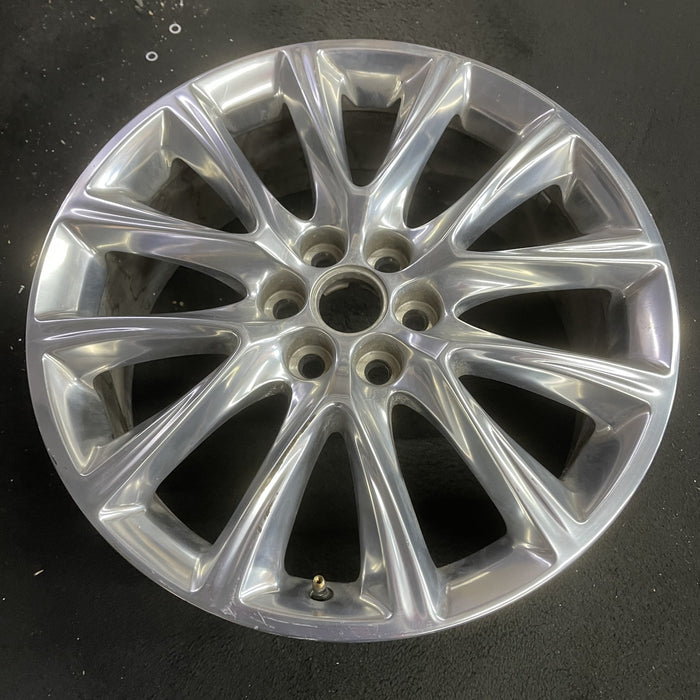 20" ENCLAVE 18-20 20x8, 12 spoke, opt SQ7 Original OEM Wheel Rim - Side Profile
