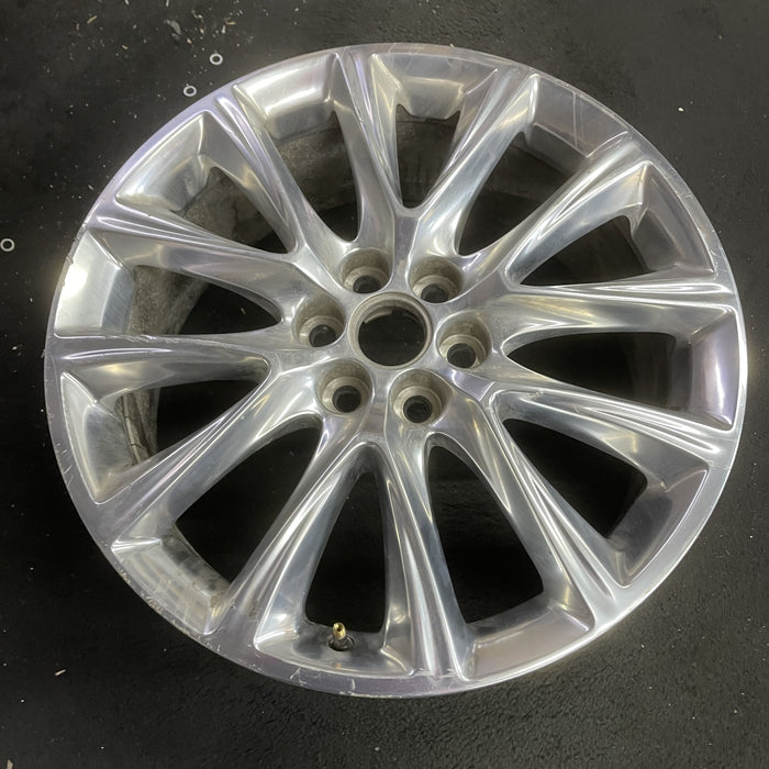 20" ENCLAVE 18-20 20x8, 12 spoke, opt SQ7 Original OEM Wheel Rim - Side Profile