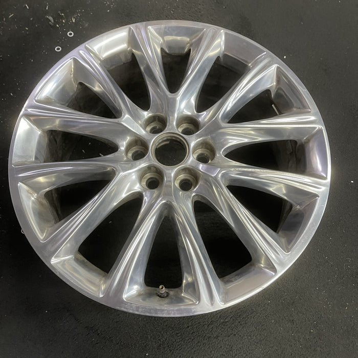 20" ENCLAVE 18-20 20x8, 12 spoke, opt SQ7 Original OEM Wheel Rim - Side Profile