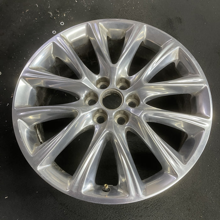 20" ENCLAVE 18-20 20x8, 12 spoke, opt SQ7 Original OEM Wheel Rim - Side Profile