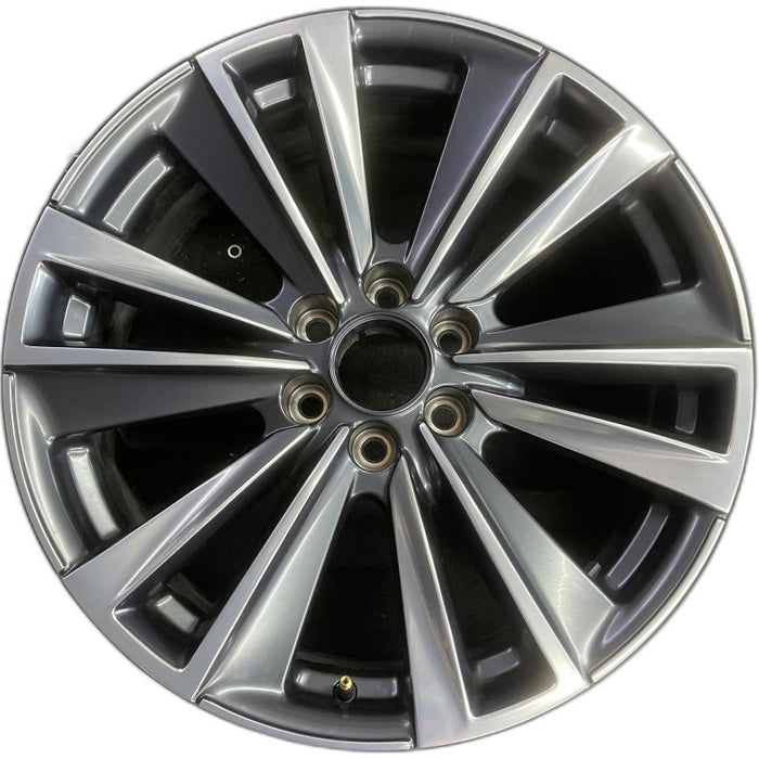 22" ESCALADE 24 22x9 6 spoke double spoke Original OEM Wheel Rim - Front View