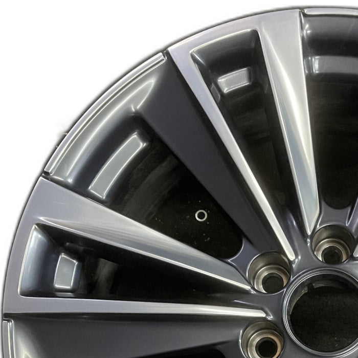 22" ESCALADE 24 22x9 6 spoke double spoke Original OEM Wheel Rim - Angle View