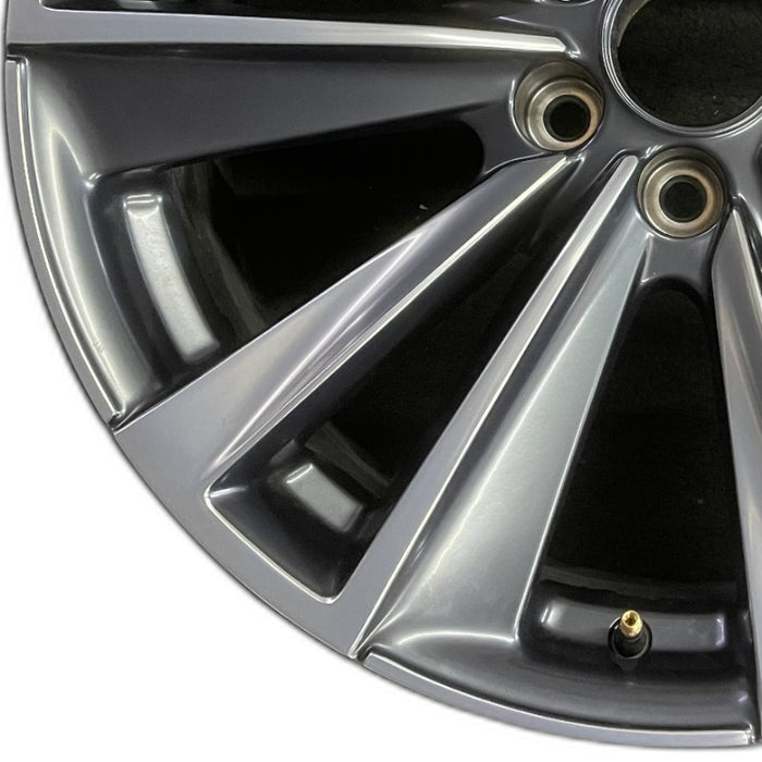 22" ESCALADE 24 22x9 6 spoke double spoke Original OEM Wheel Rim - Back View