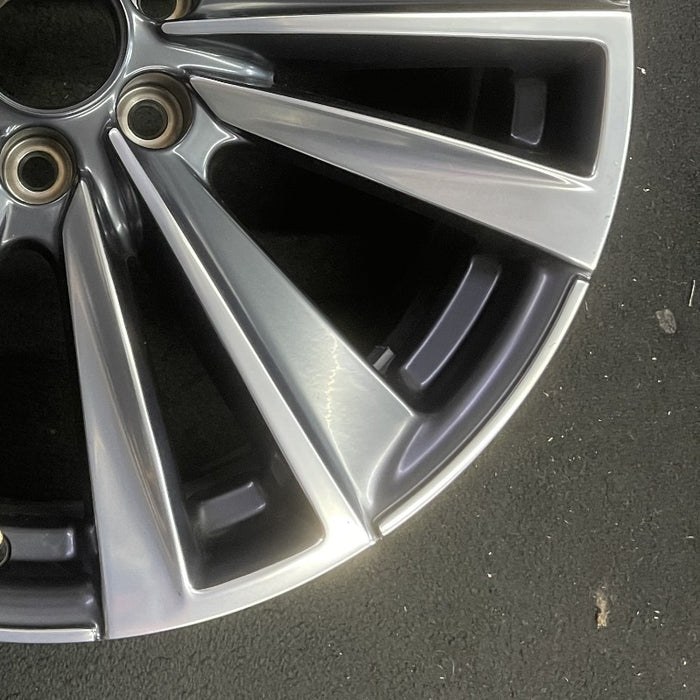 22" ESCALADE 24 22x9 6 spoke double spoke Original OEM Wheel Rim - Back View