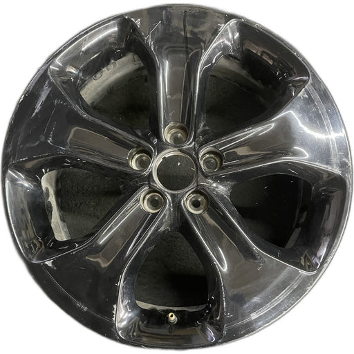 18" COMPASS 18 , , 18x7, , , straight spoke, black Original OEM Wheel Rim - Front View