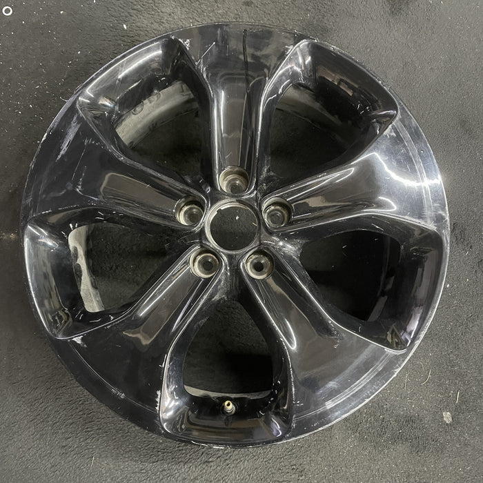 18" COMPASS 18 , , 18x7, , , straight spoke, black Original OEM Wheel Rim - Angle View