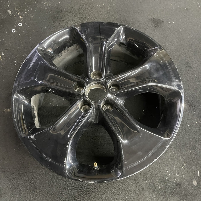 18" COMPASS 18 , , 18x7, , , straight spoke, black Original OEM Wheel Rim - Side Profile