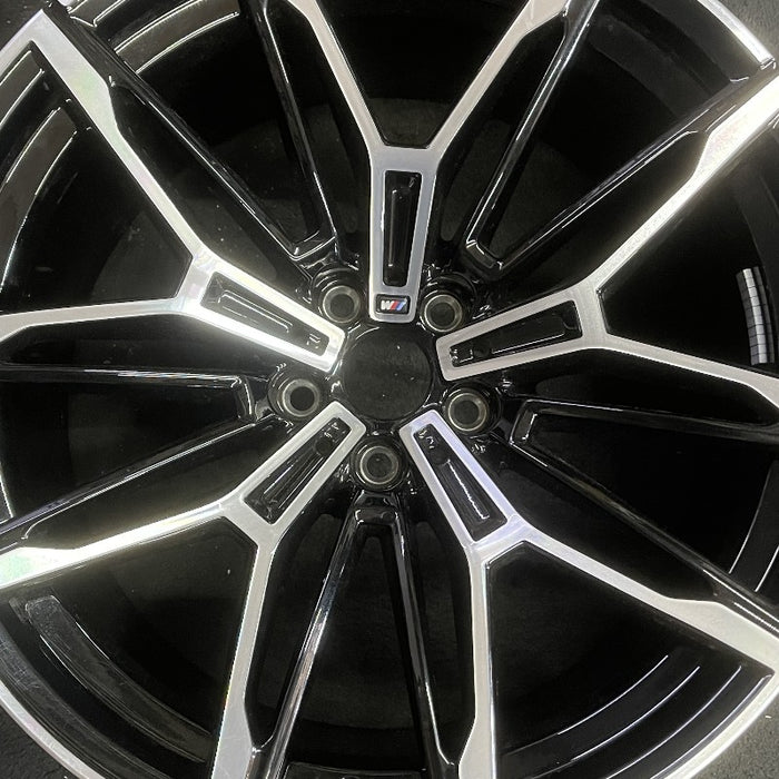 20" BMW M3 21-24 20x10.5 10 Y spoke black Original OEM Wheel Rim