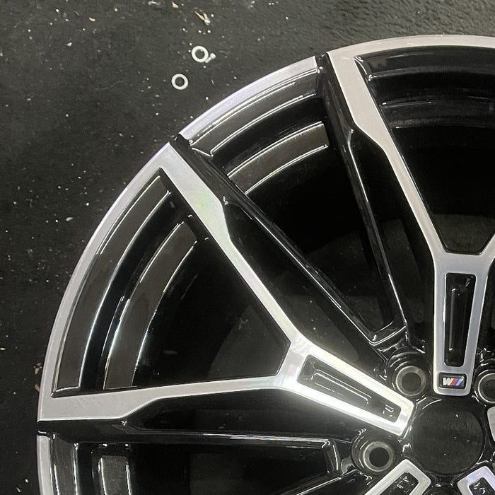 20" BMW M3 21-24 20x10.5 10 Y spoke black Original OEM Wheel Rim