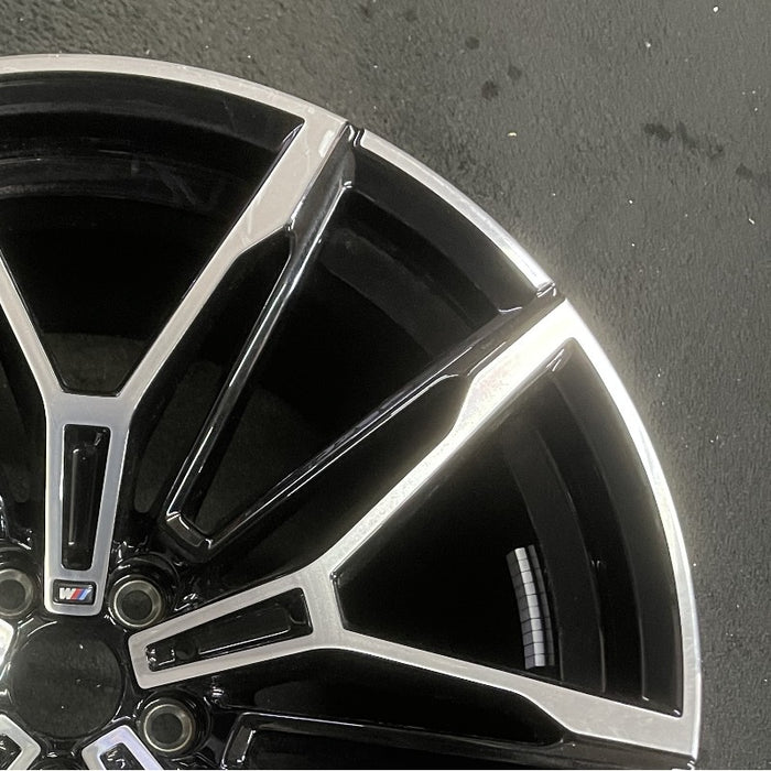 20" BMW M3 21-24 20x10.5 10 Y spoke black Original OEM Wheel Rim