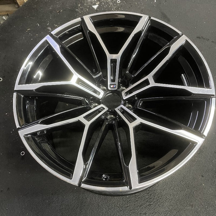 20" BMW M3 21-24 20x10.5 10 Y spoke black Original OEM Wheel Rim