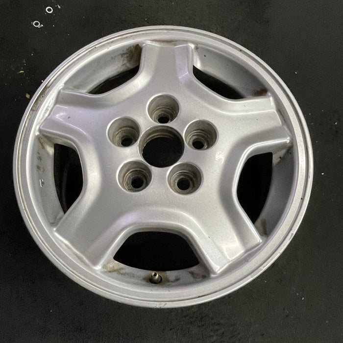 15" CAMRY 02-03 15x6.5, alloy, 5 spoke Original OEM Wheel Rim - Side Profile