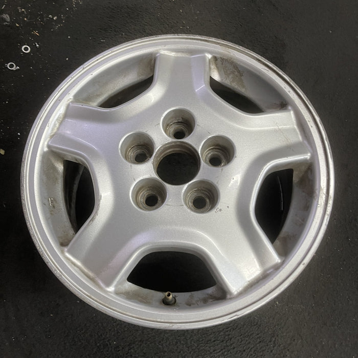 15" CAMRY 02-03 15x6.5, alloy, 5 spoke Original OEM Wheel Rim - Side Profile