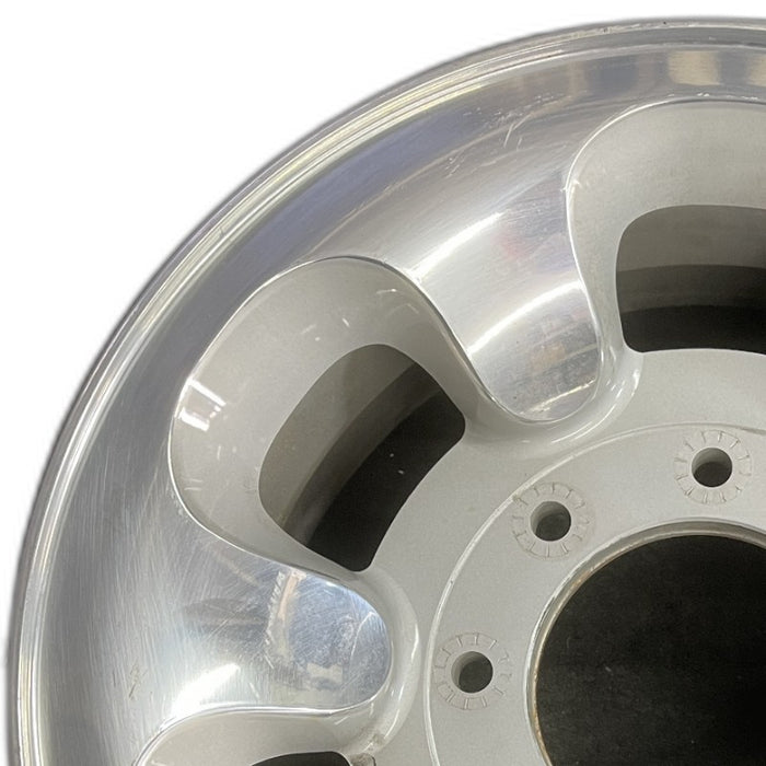 16" FORD F250SD PICKUP 99-00 16x7 SRW aluminum 6 D shaped holes Original OEM Wheel Rim