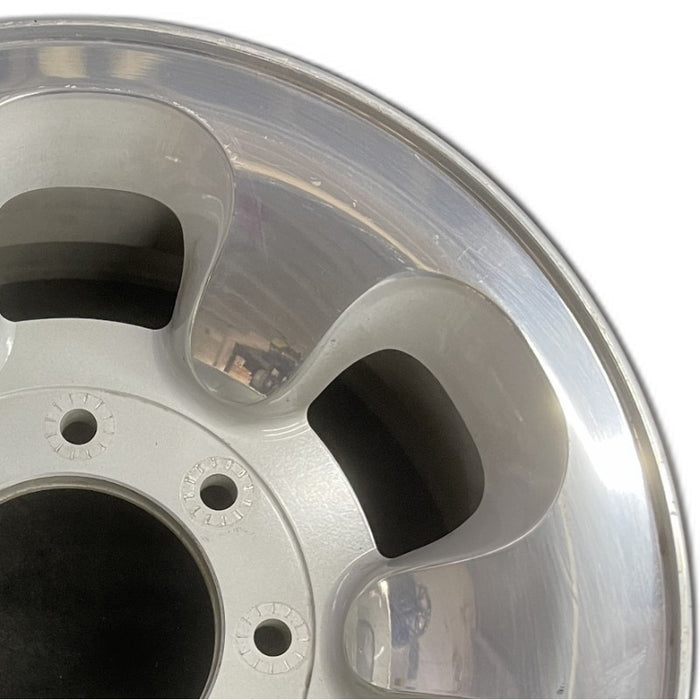 16" FORD F250SD PICKUP 99-00 16x7 SRW aluminum 6 D shaped holes Original OEM Wheel Rim