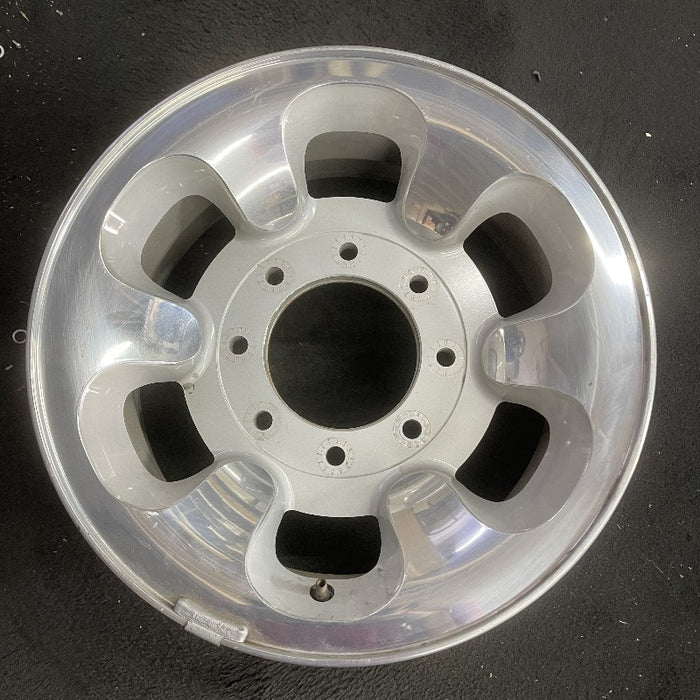 16" FORD F250SD PICKUP 99-00 16x7 SRW aluminum 6 D shaped holes Original OEM Wheel Rim