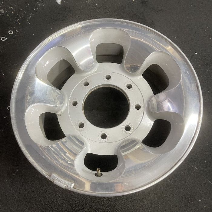 16" FORD F250SD PICKUP 99-00 16x7 SRW aluminum 6 D shaped holes Original OEM Wheel Rim