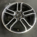 20" EDGE 13 20x8 , , black with machined edges Original OEM Wheel Rim - Side Profile