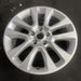 20" GRAND CHEROKEE 17 20x8, 5 spoke , w/o 75th Anniversary package; , silver - Side Profile