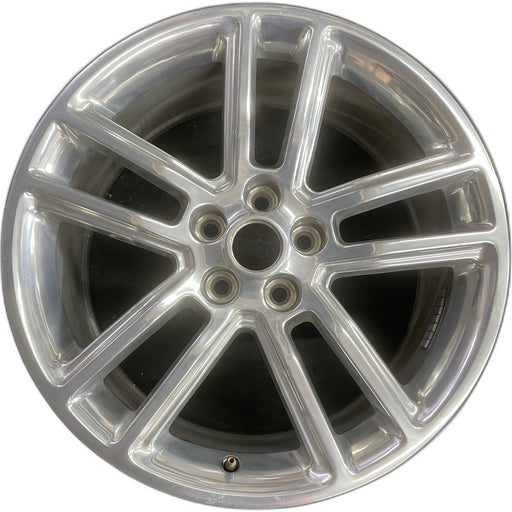 19" MUSTANG 16 19x8.5 , 10 spoke, , polished Original OEM Wheel Rim - Front View