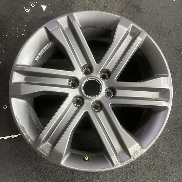 20" FORD F150 PICKUP 21-23 20x8.5, 6 spoke, , gray Original OEM Wheel Rim - Angle View