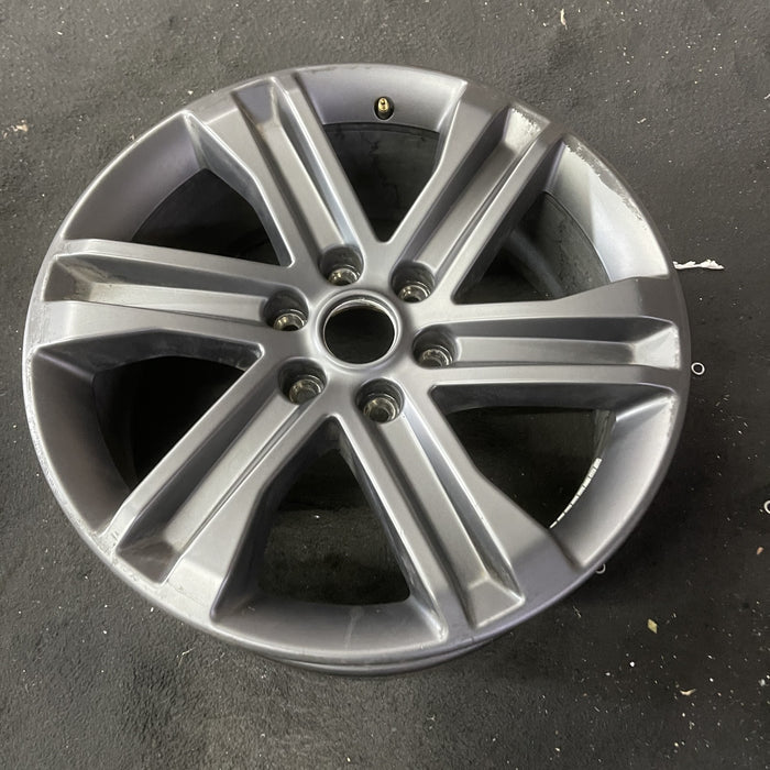 20" FORD F150 PICKUP 21-23 20x8.5, 6 spoke, , gray Original OEM Wheel Rim - Close-Up Detail