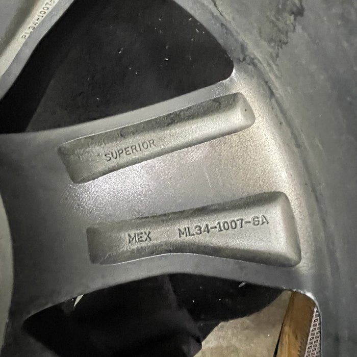 20" FORD F150 PICKUP 21-23 20x8.5, 6 spoke, , gray Original OEM Wheel Rim - Back View