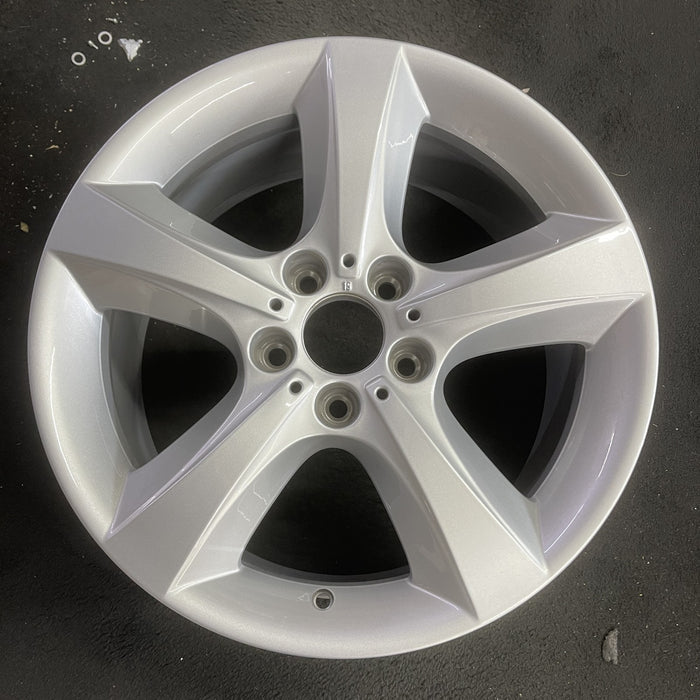 18" BMW X5 07-13 18x8.5 , 5 spoke, flat spoke Original OEM Wheel Rim - Angle View