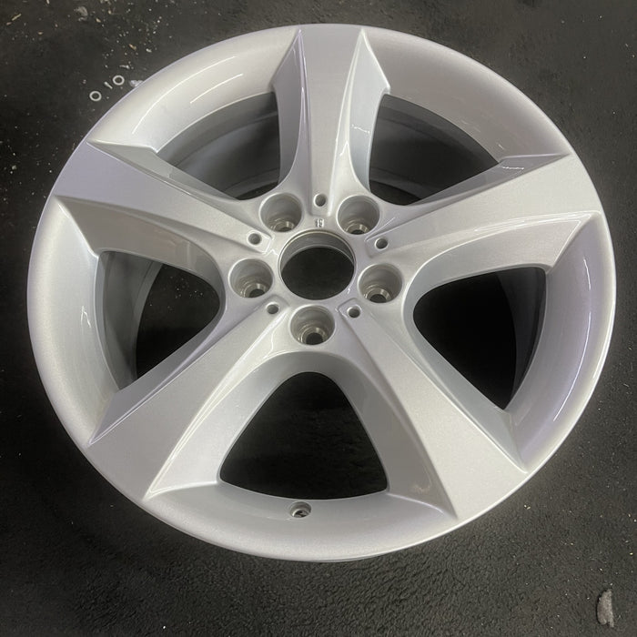 18" BMW X5 07-13 18x8.5 , 5 spoke, flat spoke Original OEM Wheel Rim - Side Profile