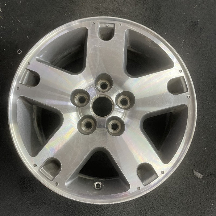 16" ESCAPE 01 16x7 5 spoke aluminum w/exposed lugs bright machined Original OEM Wheel Rim