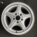 16" BMW Z3 01-02 16x7, alloy, 5 spoke, webbed spoke, natural Original OEM Wheel - Angle View