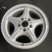 16" BMW Z3 01-02 16x7, alloy, 5 spoke, webbed spoke, natural Original OEM Wheel - Side Profile