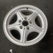 16" BMW Z3 01-02 16x7, alloy, 5 spoke, webbed spoke, natural Original OEM Wheel - Close-Up Detail