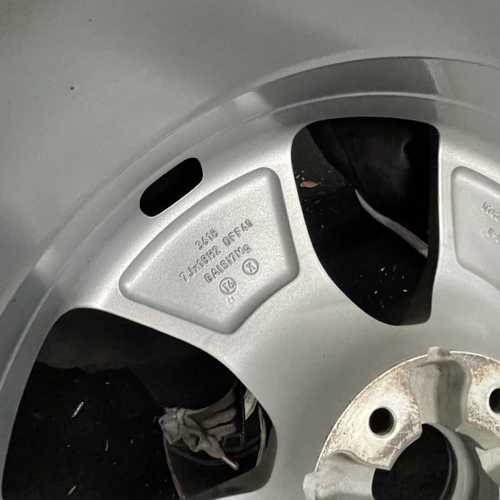 18" RENEGADE 15 18x7 , , , Y spoke, silver spokes Original OEM Wheel Rim - Back View