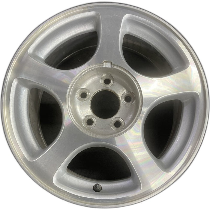 16" MUSTANG 03-04 16x7.5 aluminum w/o exposed lug nuts; machined bright Original OEM Wheel Rim