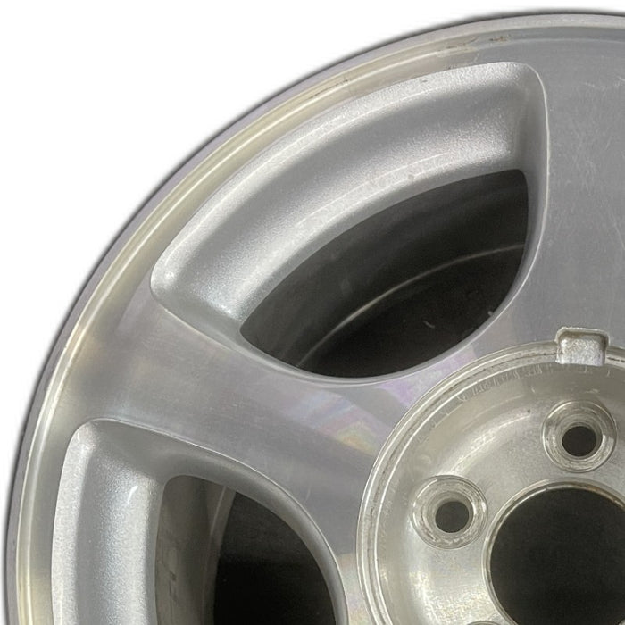 16" MUSTANG 03-04 16x7.5 aluminum w/o exposed lug nuts; machined bright Original OEM Wheel Rim