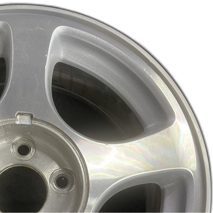 16" MUSTANG 03-04 16x7.5 aluminum w/o exposed lug nuts; machined bright Original OEM Wheel Rim