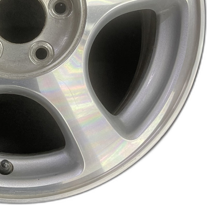16" MUSTANG 03-04 16x7.5 aluminum w/o exposed lug nuts; machined bright Original OEM Wheel Rim