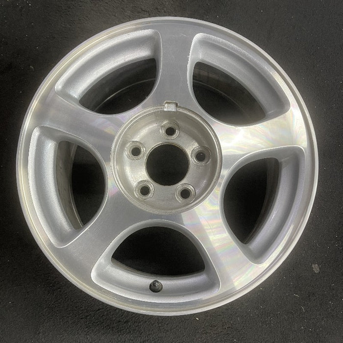 16" MUSTANG 03-04 16x7.5 aluminum w/o exposed lug nuts; machined bright Original OEM Wheel Rim
