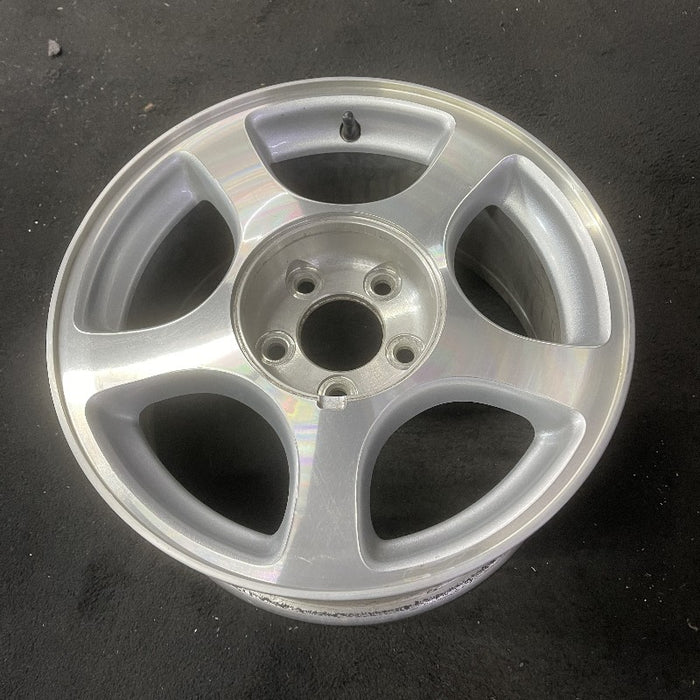 16" MUSTANG 03-04 16x7.5 aluminum w/o exposed lug nuts; machined bright Original OEM Wheel Rim