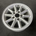 15" BMW 318i 95-99 15x7 , 10 spoke, round spoke Original OEM Wheel Rim - Close-Up Detail