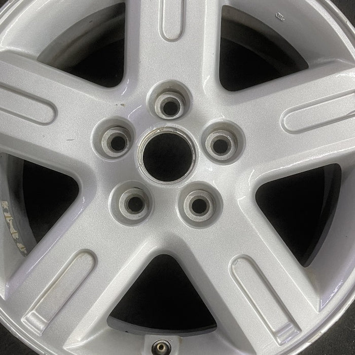 16" ESCAPE 05-08 VIN H 8th digit Hybrid 16x7 aluminum 5 spoke exposed lugs grooved spoke Original OEM Wheel Rim