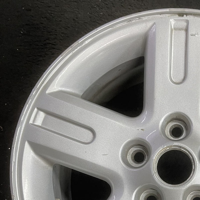 16" ESCAPE 05-08 VIN H 8th digit Hybrid 16x7 aluminum 5 spoke exposed lugs grooved spoke Original OEM Wheel Rim