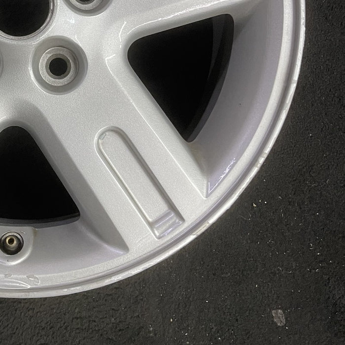 16" ESCAPE 05-08 VIN H 8th digit Hybrid 16x7 aluminum 5 spoke exposed lugs grooved spoke Original OEM Wheel Rim