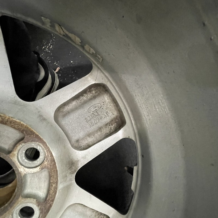 16" ESCAPE 05-08 VIN H 8th digit Hybrid 16x7 aluminum 5 spoke exposed lugs grooved spoke Original OEM Wheel Rim