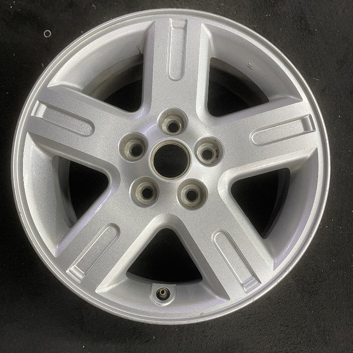 16" ESCAPE 05-08 VIN H 8th digit Hybrid 16x7 aluminum 5 spoke exposed lugs grooved spoke Original OEM Wheel Rim